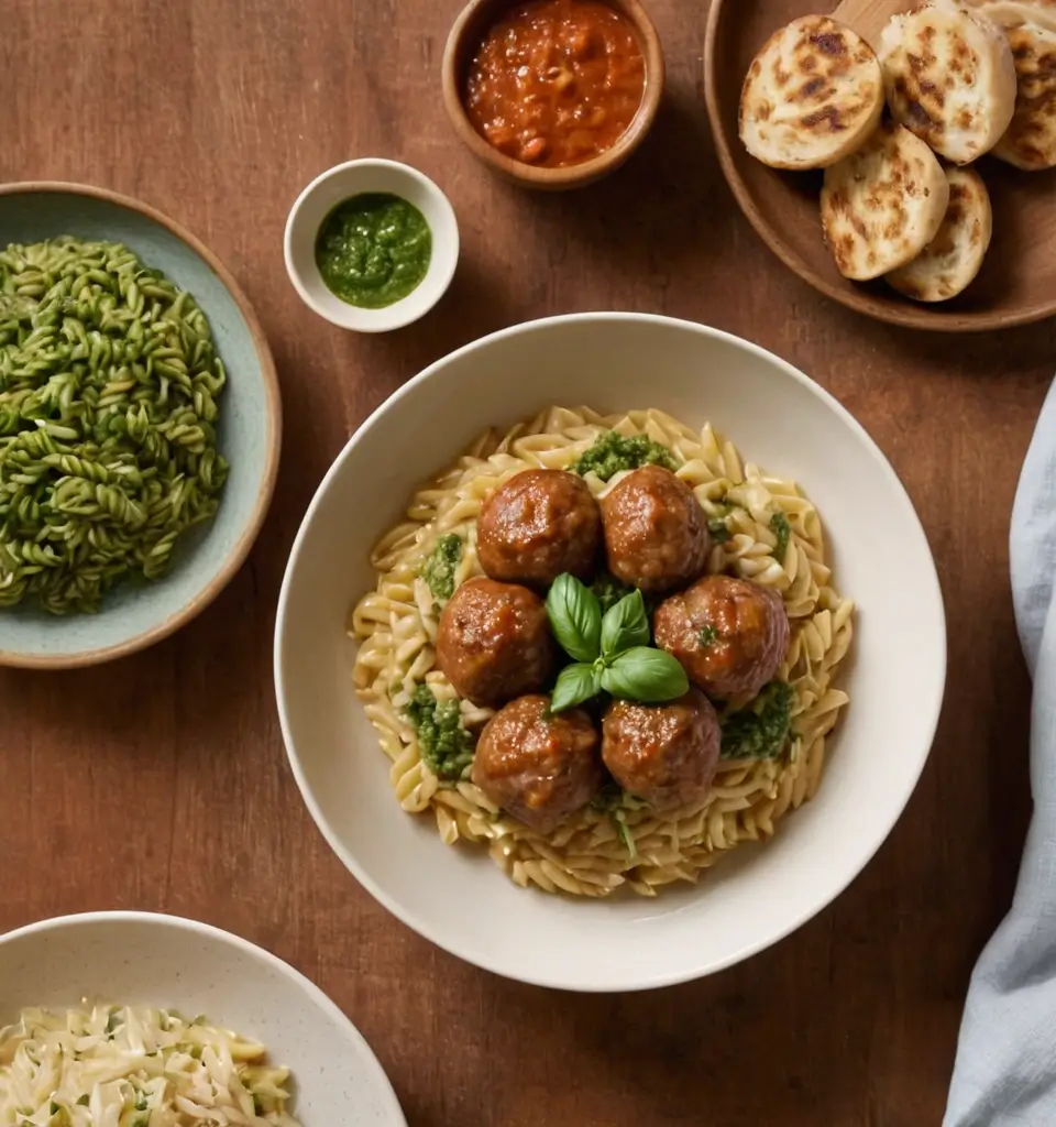 Try these creamy lemon chicken ricotta meatballs for a delicious, easy-to-make dinner. Perfectly tender meatballs with a zesty lemon cream sauce!
